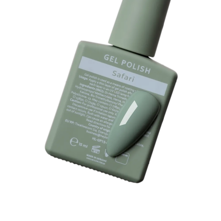 HEYLOVE Gel Polish "Safari", 15 ml (TPO Free)