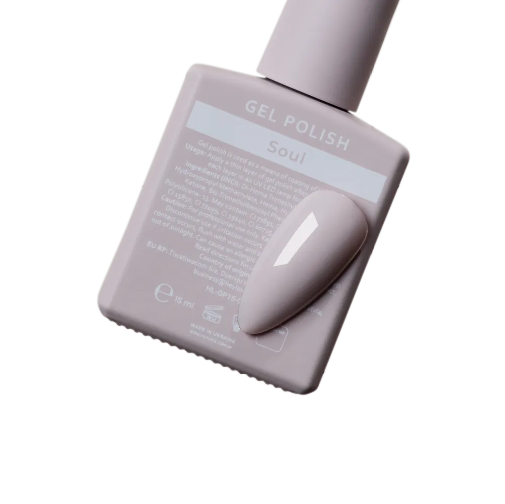 HEYLOVE Gel Polish "Soul", 15 ml (TPO Free)