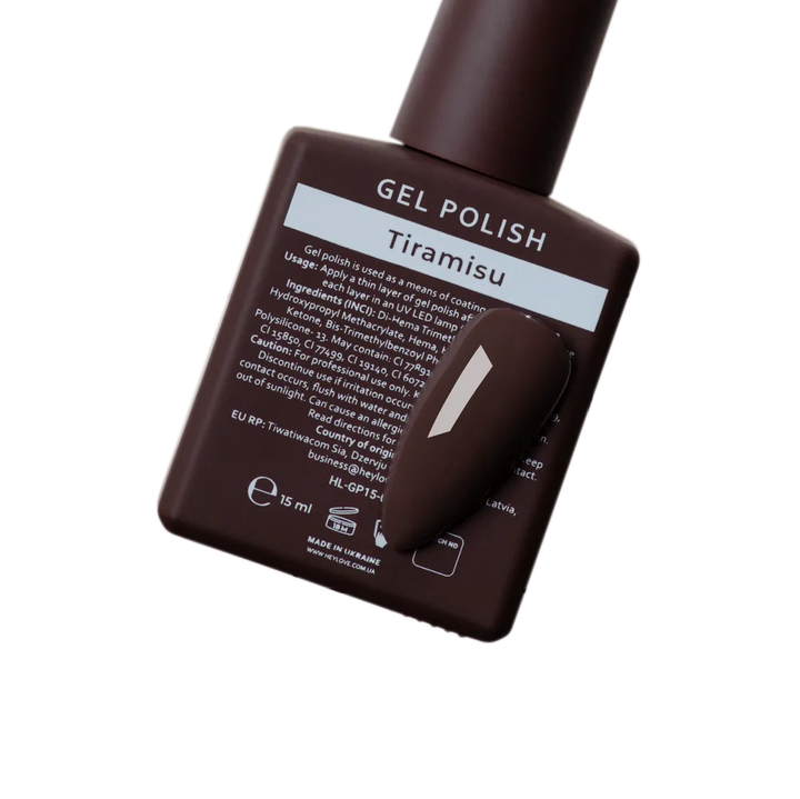 HEYLOVE Gel Polish "Tiramisu", 15 ml (TPO Free)