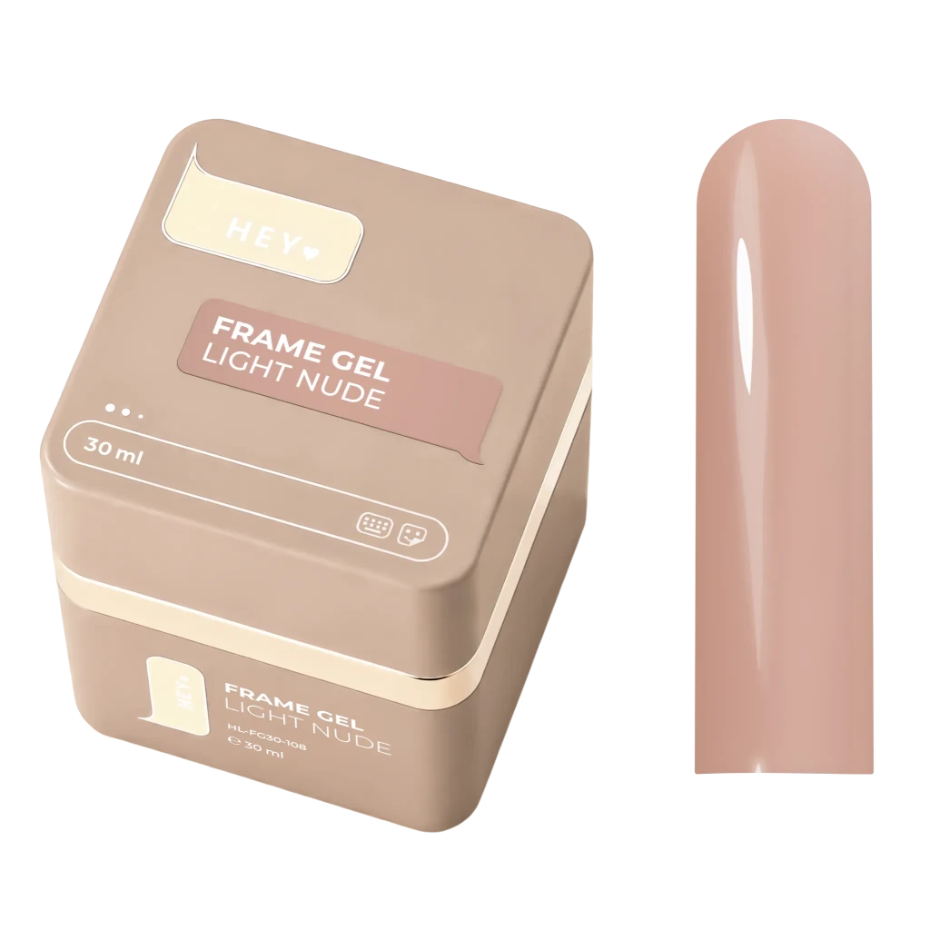 HEYLOVE - Frame Gel "Light Nude", 30 ml - Level Up Beauty Supply