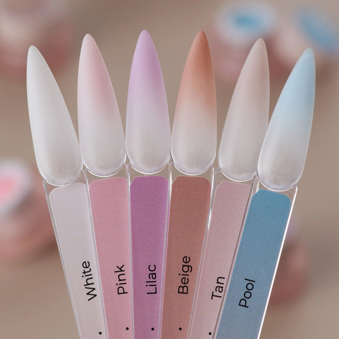 HEYLOVE, Nail cushion set «White», 6 pcs