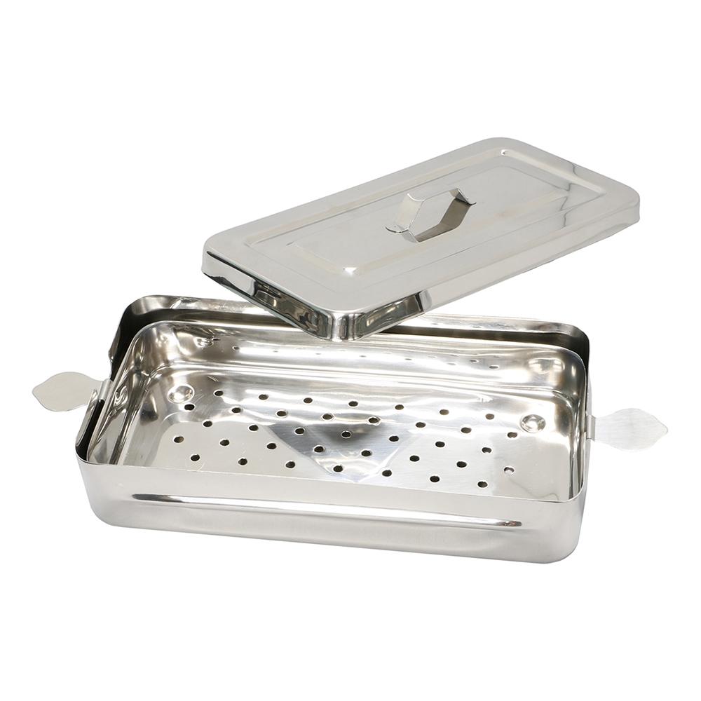 Instruments Sterilizing Tray with Cover 10" x 5" x 2"