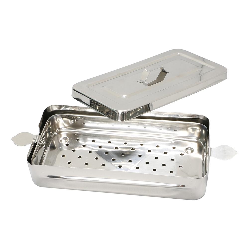 MBI - Instruments Sterilizing Tray with Cover 10" x 5" x 2" (MBI-953) - Level Up Beauty Supply