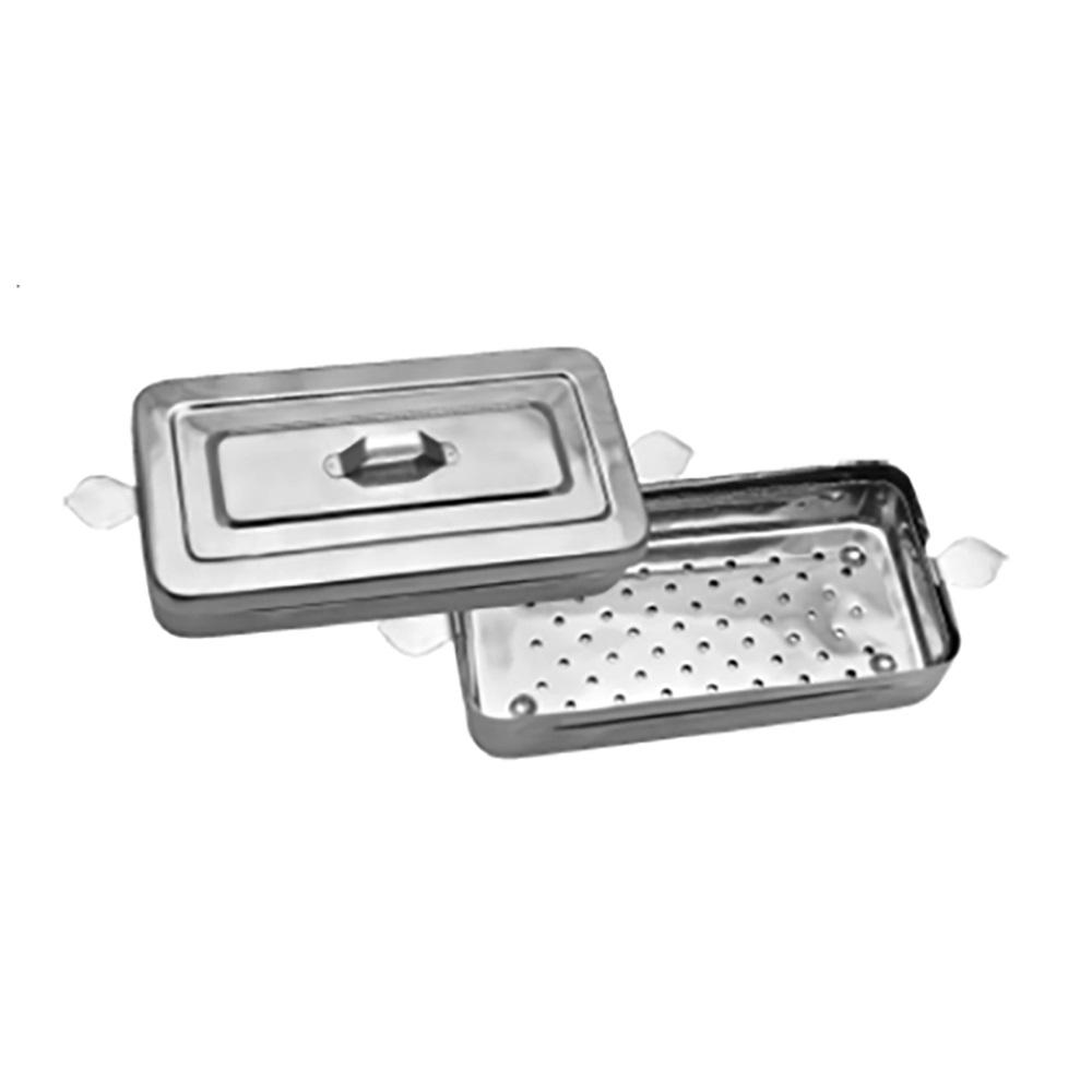 MBI - Instruments Sterilizing Tray with Cover 12" x 6" x 2.5" (MBI-954) - Level Up Beauty Supply