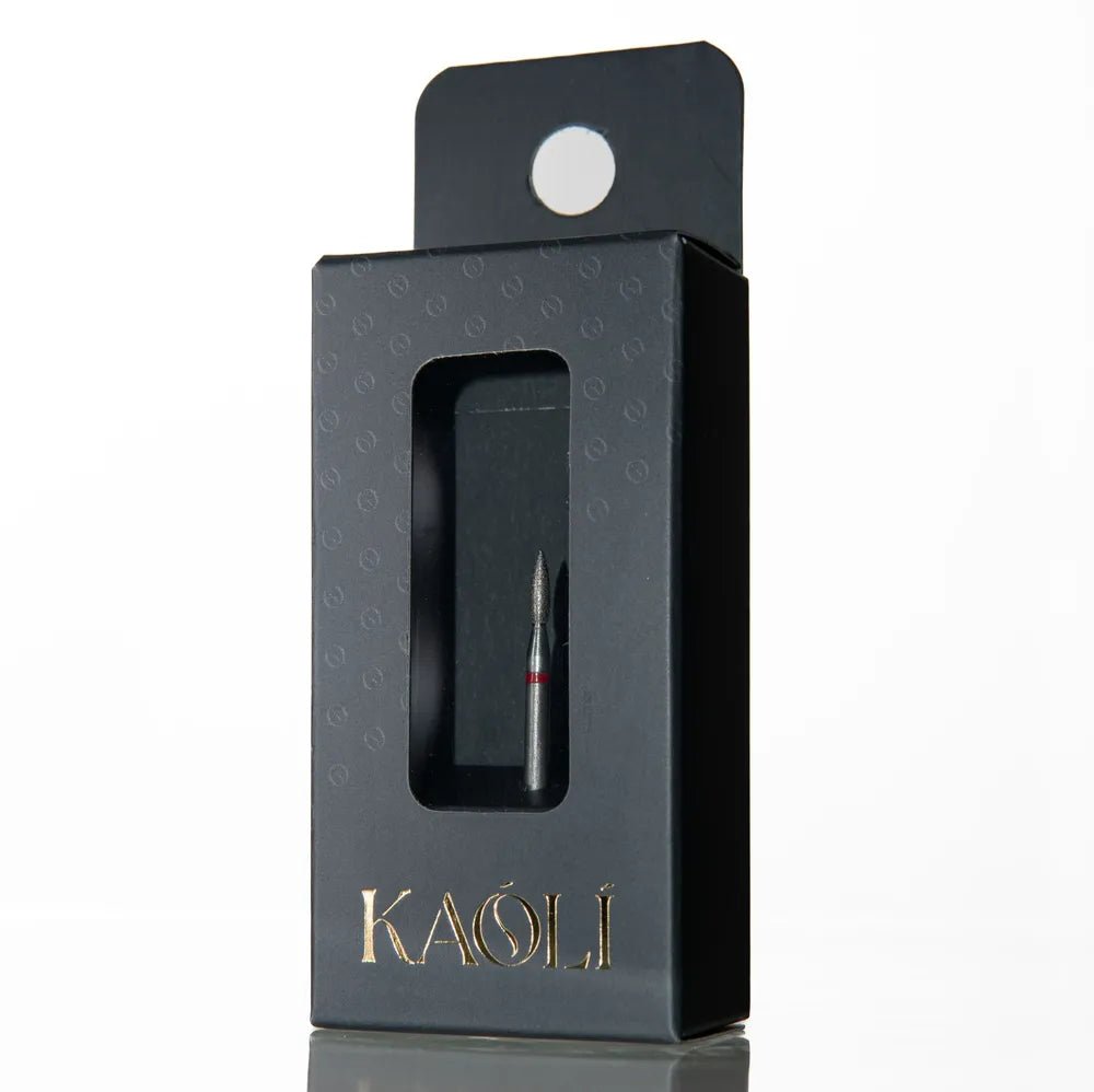 KAOLI - Diamond Nail Bit for Manicure "Pulsar", Fine Flame 2.1 - Level Up Beauty Supply