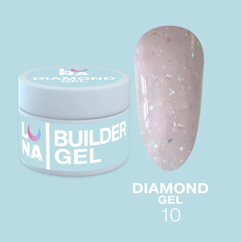 LUNAmoon Builder Gel Diamond 10, 15ml - Level Up Beauty Supply