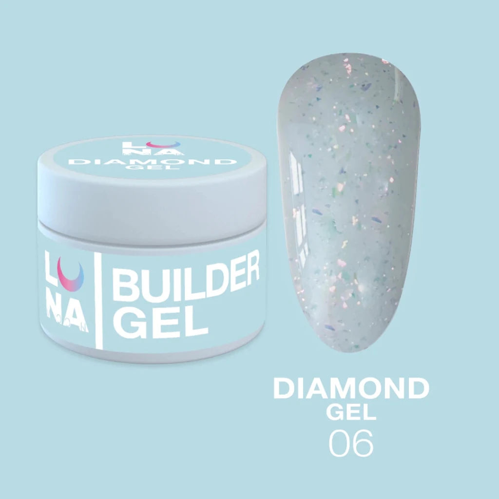 LUNAmoon Builder Gel Diamond 06, 15ml - Level Up Beauty Supply