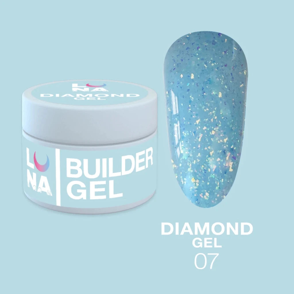LUNAmoon Builder Gel Diamond 07, 15ml - Level Up Beauty Supply