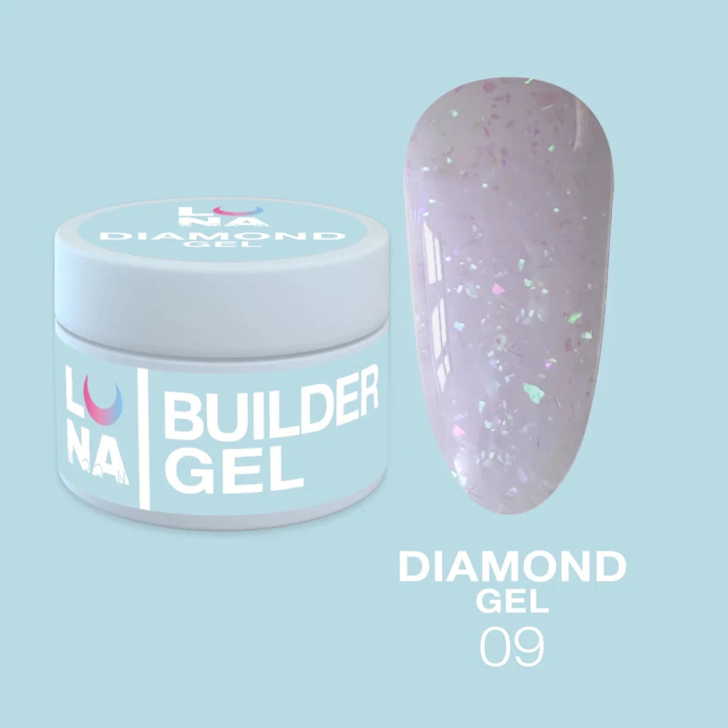 LUNAmoon Builder Gel Diamond 09, 15ml - Level Up Beauty Supply