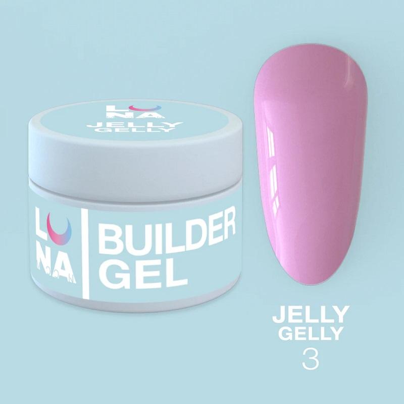 LUNAmoon Builder Gel Jelly Gelly 03, 15ml - Level Up Beauty Supply