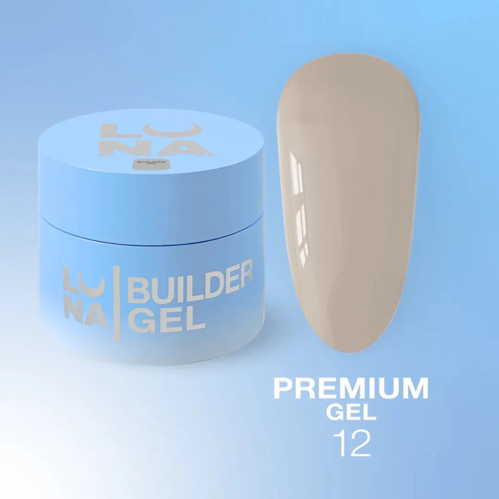LUNAmoon Builder Gel Premium 12 - Level Up Beauty Supply