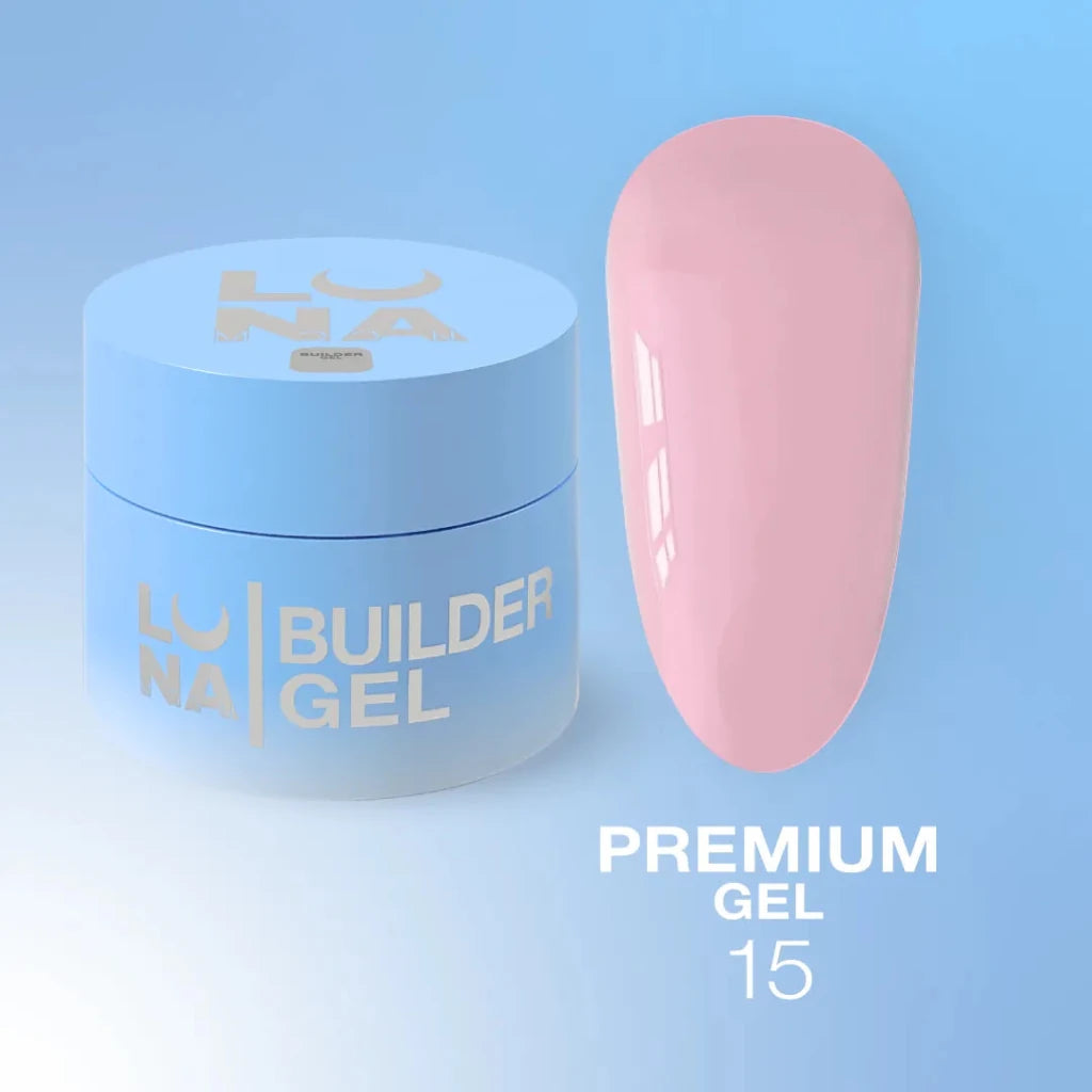 LUNAmoon Builder Gel Premium 15 - Level Up Beauty Supply