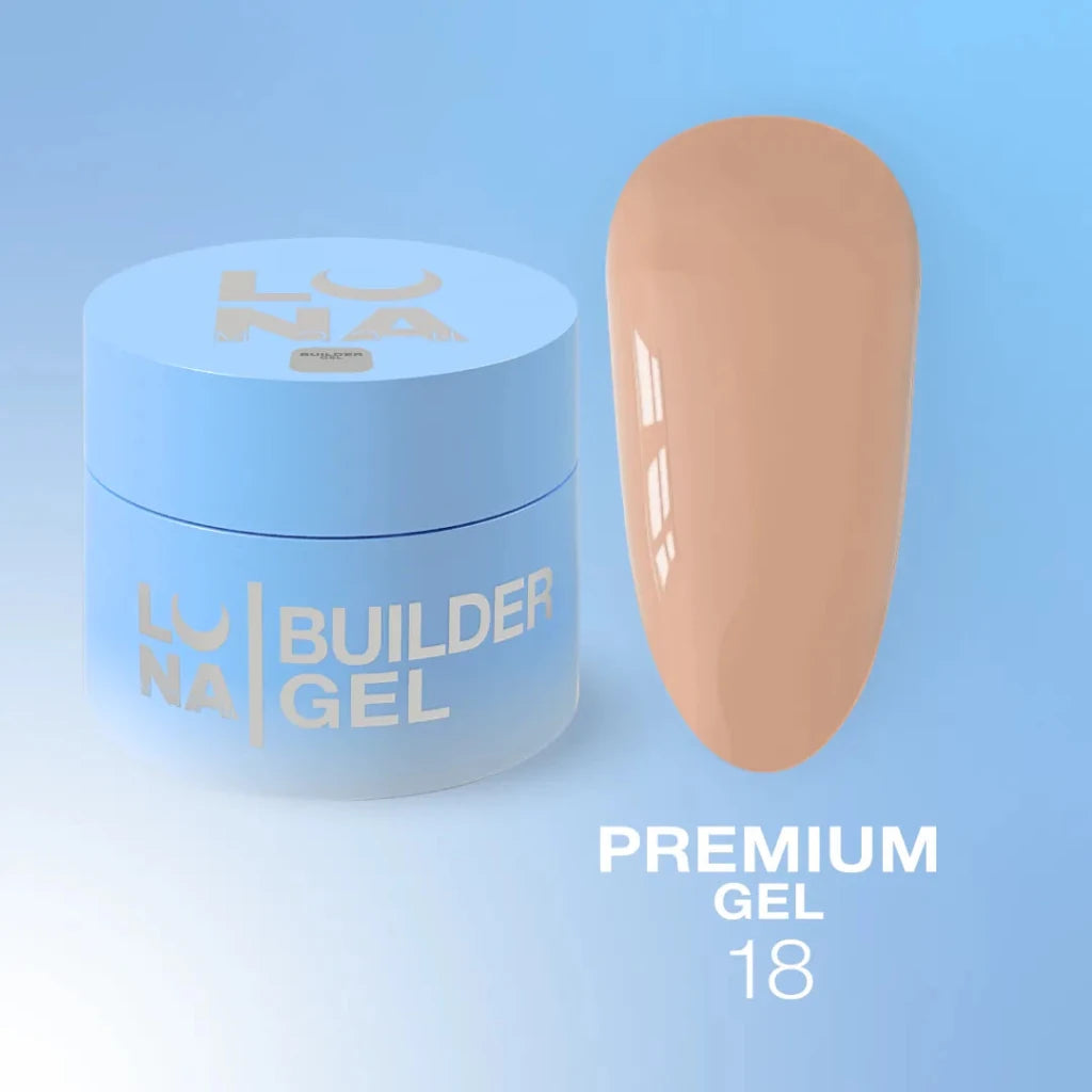 LUNAmoon Builder Gel Premium 18 - Level Up Beauty Supply