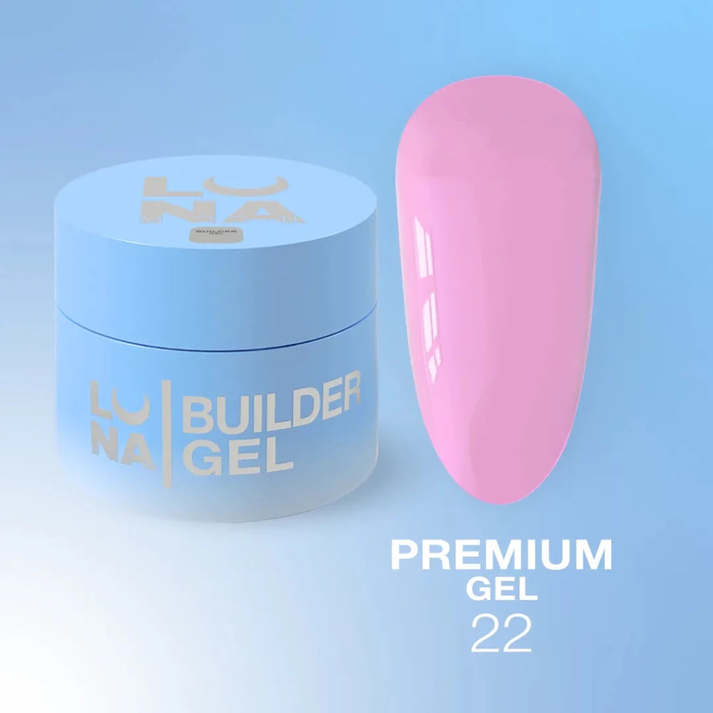 LUNAmoon Builder Gel Premium 22 - Level Up Beauty Supply