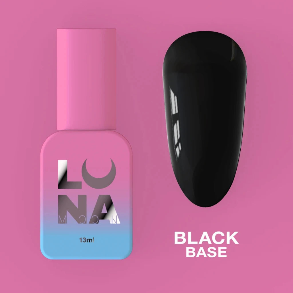 LUNAmoon Camouflage Base Black, 13ml - Level Up Beauty Supply