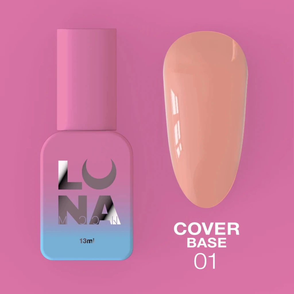LUNAmoon Camouflage Cover Base 01, 13ml - Level Up Beauty Supply