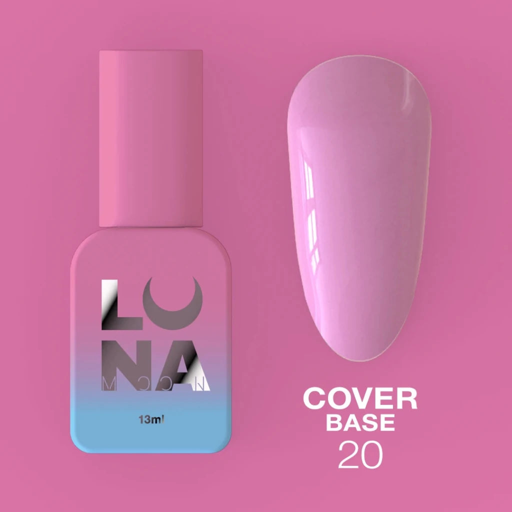 LUNAmoon Camouflage Cover Base 20, 13ml - Level Up Beauty Supply