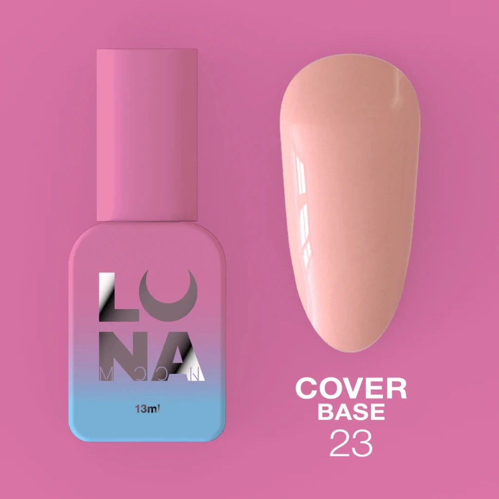 LUNAmoon Camouflage Cover Base 23, 13ml - Level Up Beauty Supply