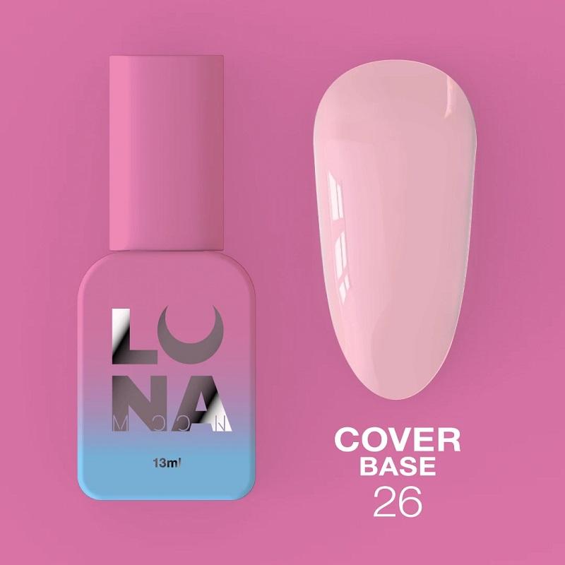 LUNAmoon Camouflage Cover Base 26, 13ml - Level Up Beauty Supply