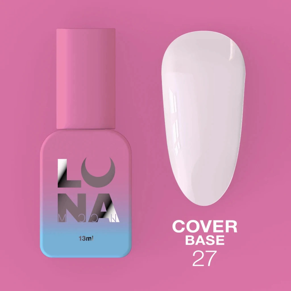 LUNAmoon Camouflage Cover Base 27, 13ml - Level Up Beauty Supply