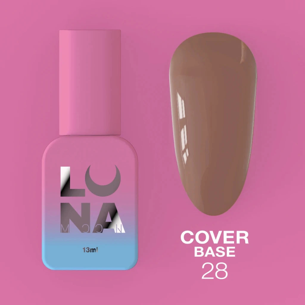 LUNAmoon Camouflage Cover Base 28, 13ml - Level Up Beauty Supply