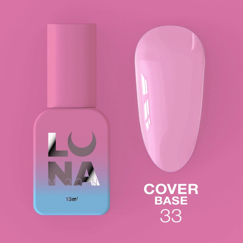 LUNAmoon Camouflage Cover Base 33, 13ml - Level Up Beauty Supply