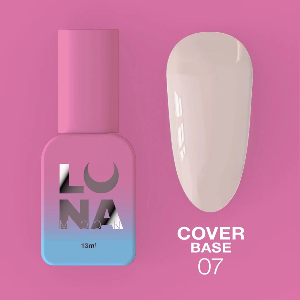 LUNAmoon Camouflage Cover Base 07, 13ml - Level Up Beauty Supply