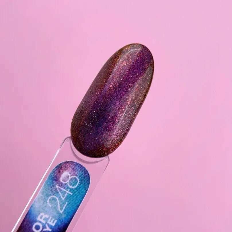 LUNAmoon Colour Gel Polish Cat Eye 248, 13ml - Level Up Beauty Supply