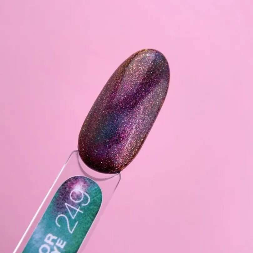 LUNAmoon Colour Gel Polish Cat Eye 249, 13ml - Level Up Beauty Supply