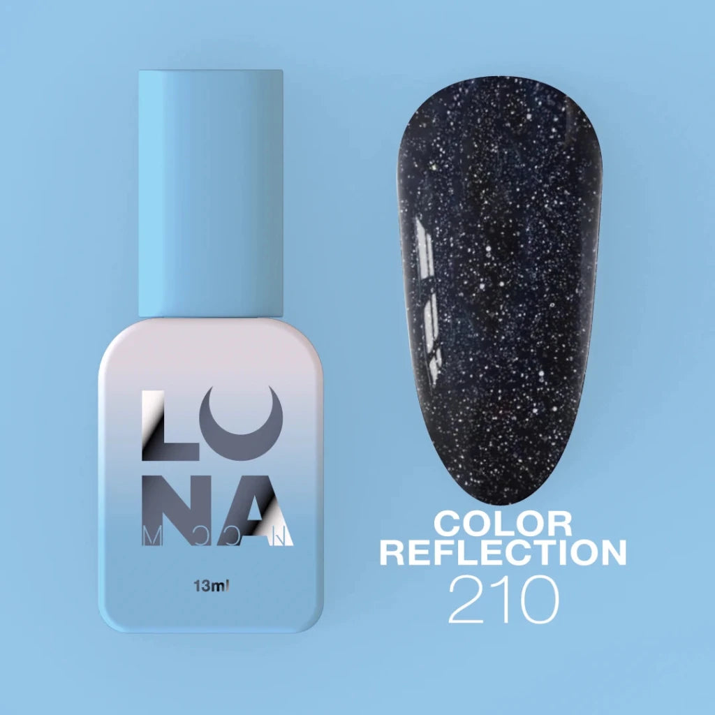 LUNAmoon Colour Gel Polish Reflection 210, 13ml - Level Up Beauty Supply