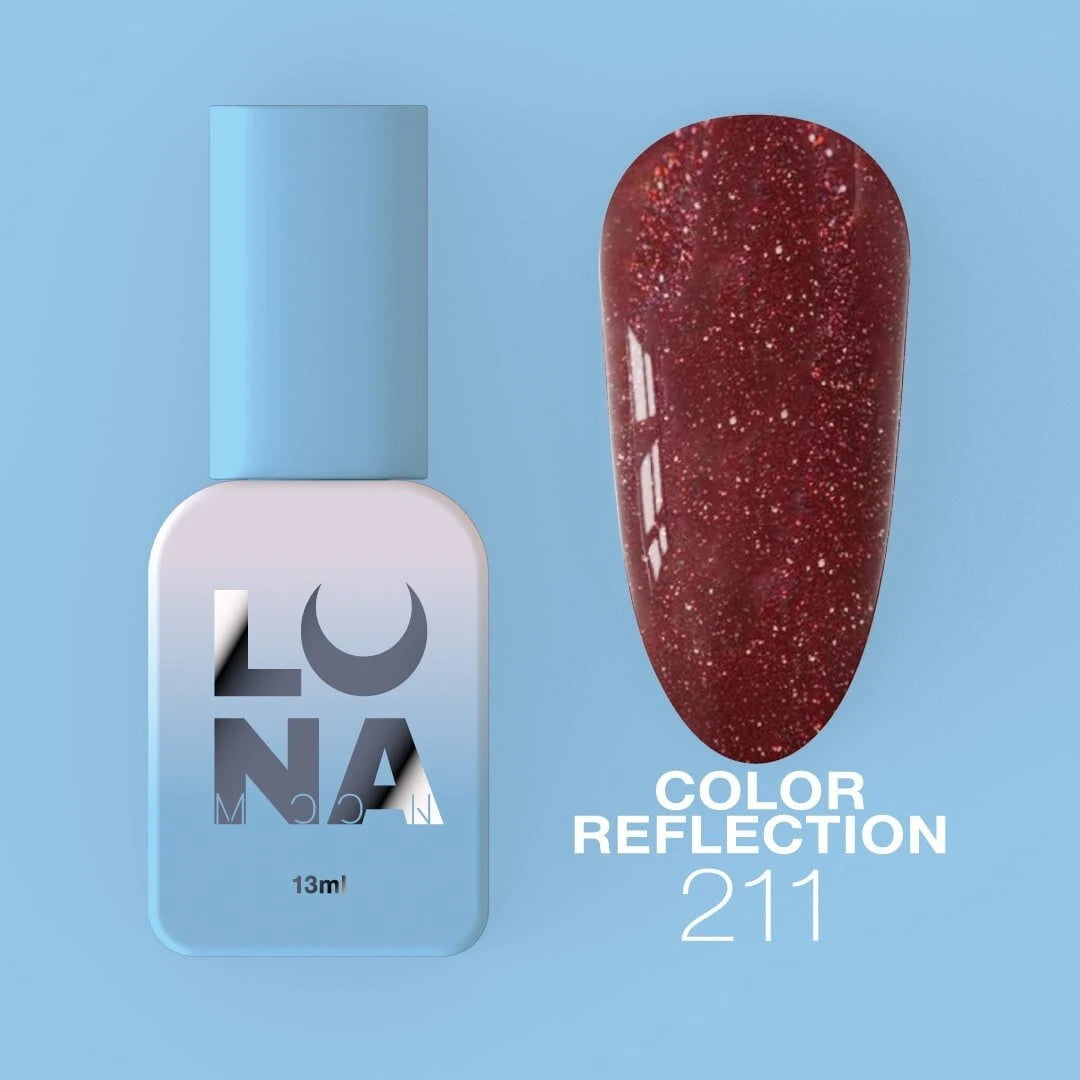 LUNAmoon Colour Gel Polish Reflection #211, 13ml