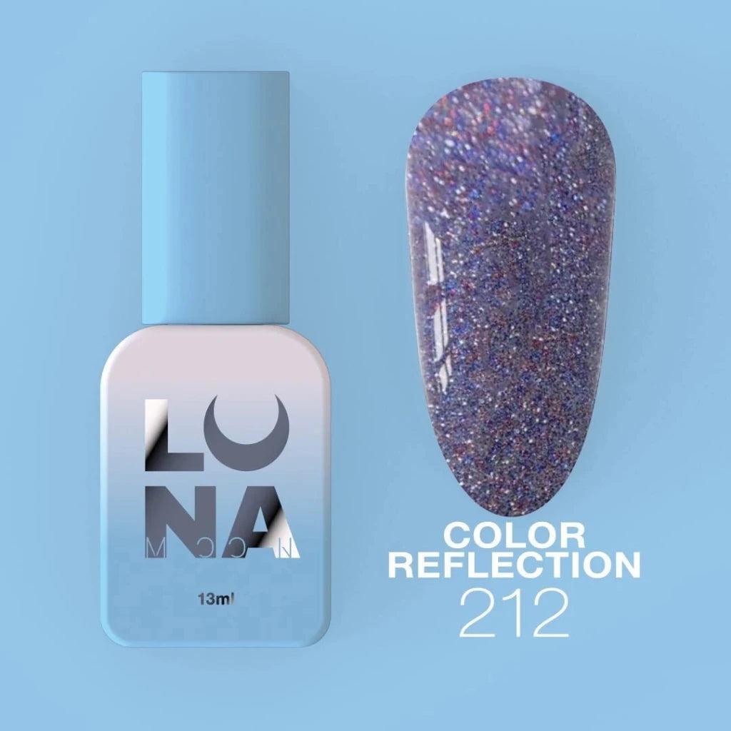 LUNAmoon Colour Gel Polish Reflection 212, 13ml - Level Up Beauty Supply