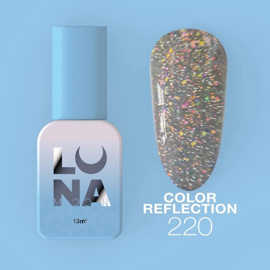 LUNAmoon Colour Gel Polish Reflection 220, 13ml - Level Up Beauty Supply