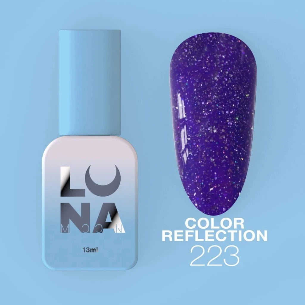 LUNAmoon Colour Gel Polish Reflection 223, 13ml - Level Up Beauty Supply