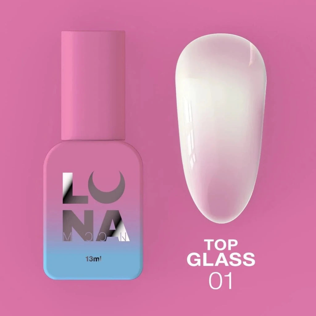LUNAmoon Colour Top Glass 01, 13ml - Level Up Beauty Supply