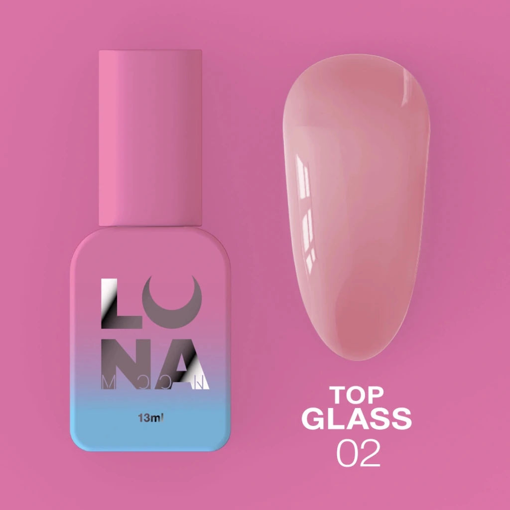 LUNAmoon Colour Top Glass 02, 13ml - Level Up Beauty Supply