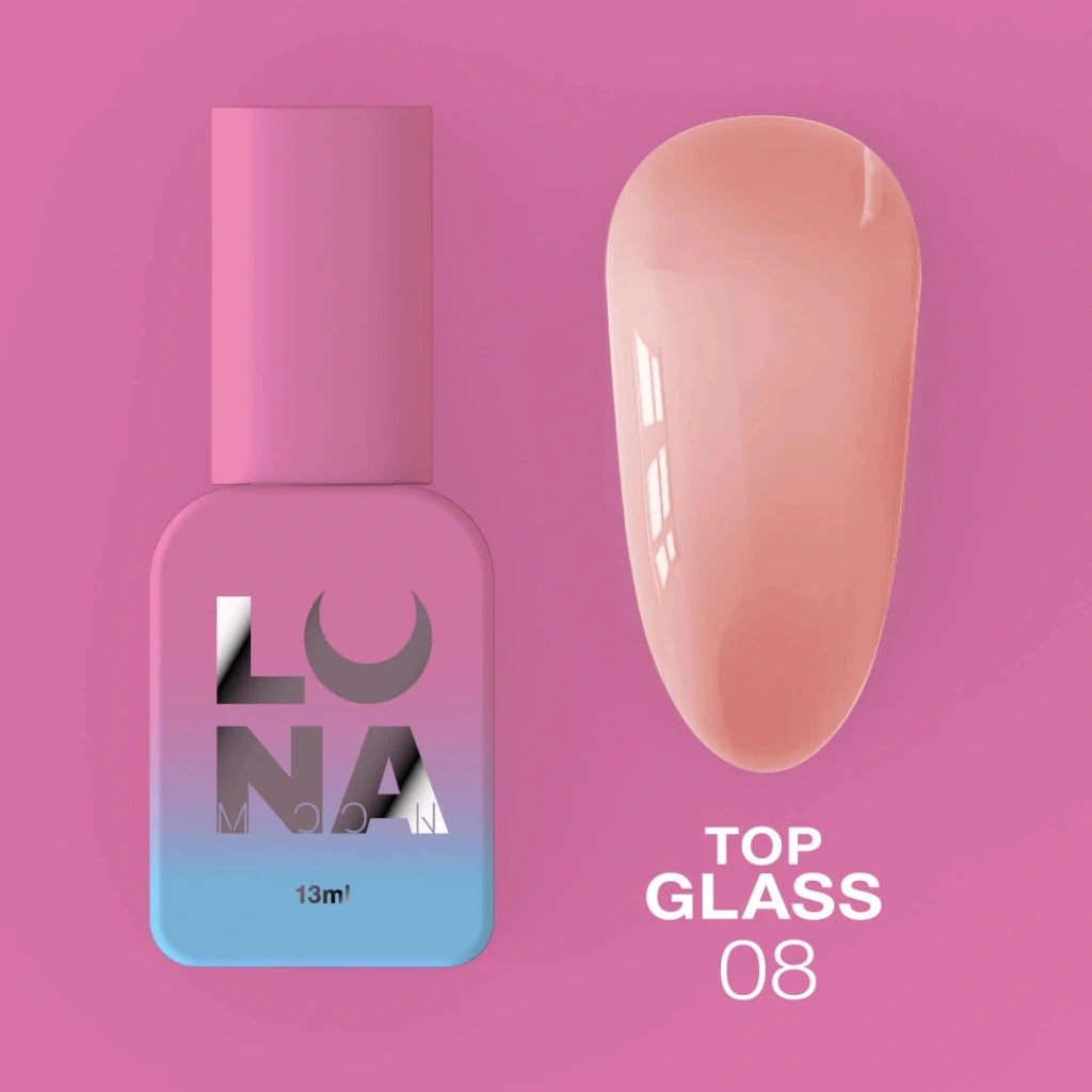 LUNAmoon Colour Top Glass 08, 13ml - Level Up Beauty Supply