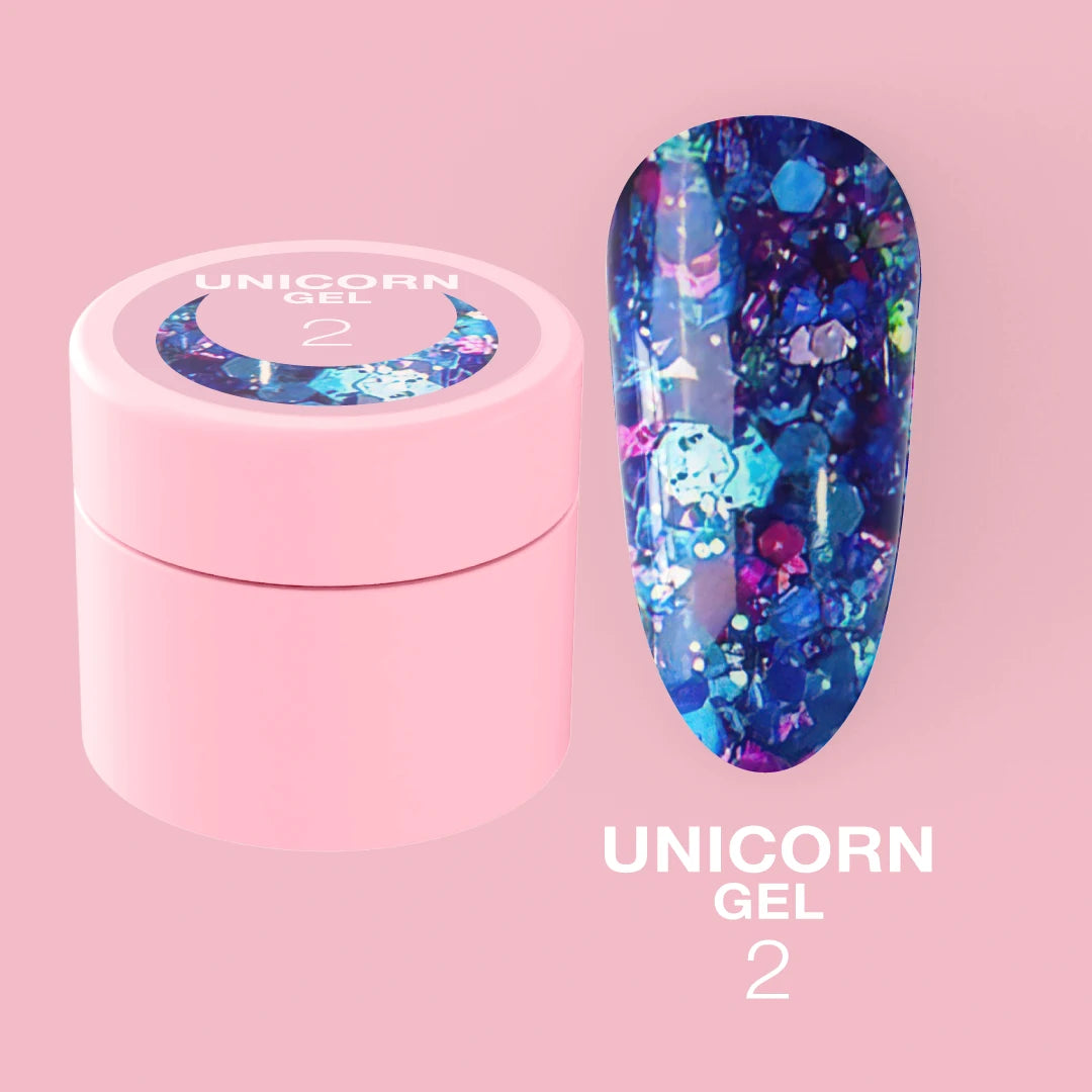 LUNAmoon Glitter Gel Unicorn Gel #02, 5ml