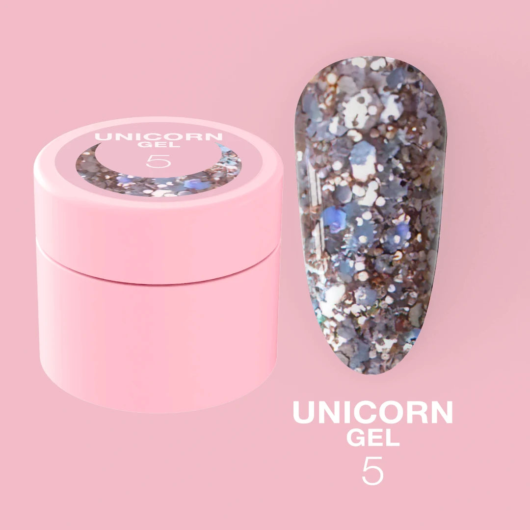 LUNAmoon Glitter Gel Unicorn Gel #05, 5ml