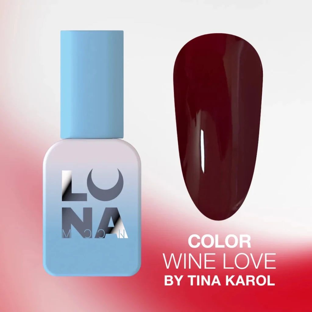 LUNAmoon Gel Polish Wine Love By Tina Karol, 13ml - Level Up Beauty Supply