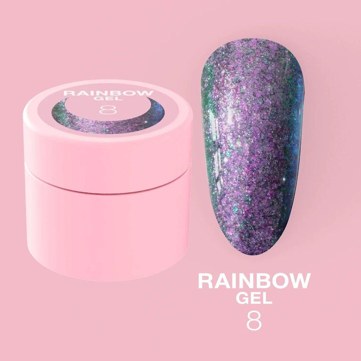 LUNAmoon Glitter Rainbow Gel #08 5ml