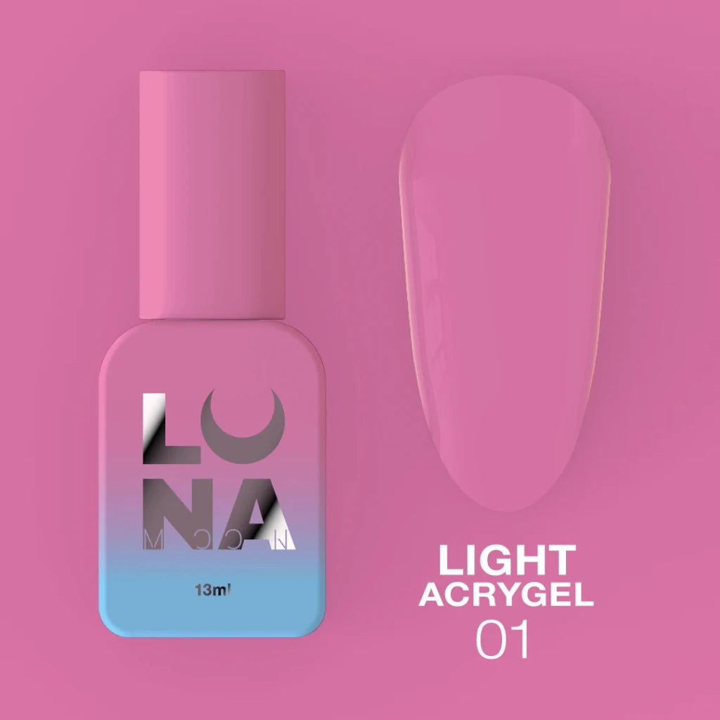 LUNAmoon Liquid Light Acrygel 01 - Level Up Beauty Supply