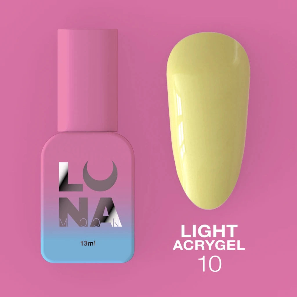 LUNAmoon Liquid Light Acrygel 10, 13ml - Level Up Beauty Supply