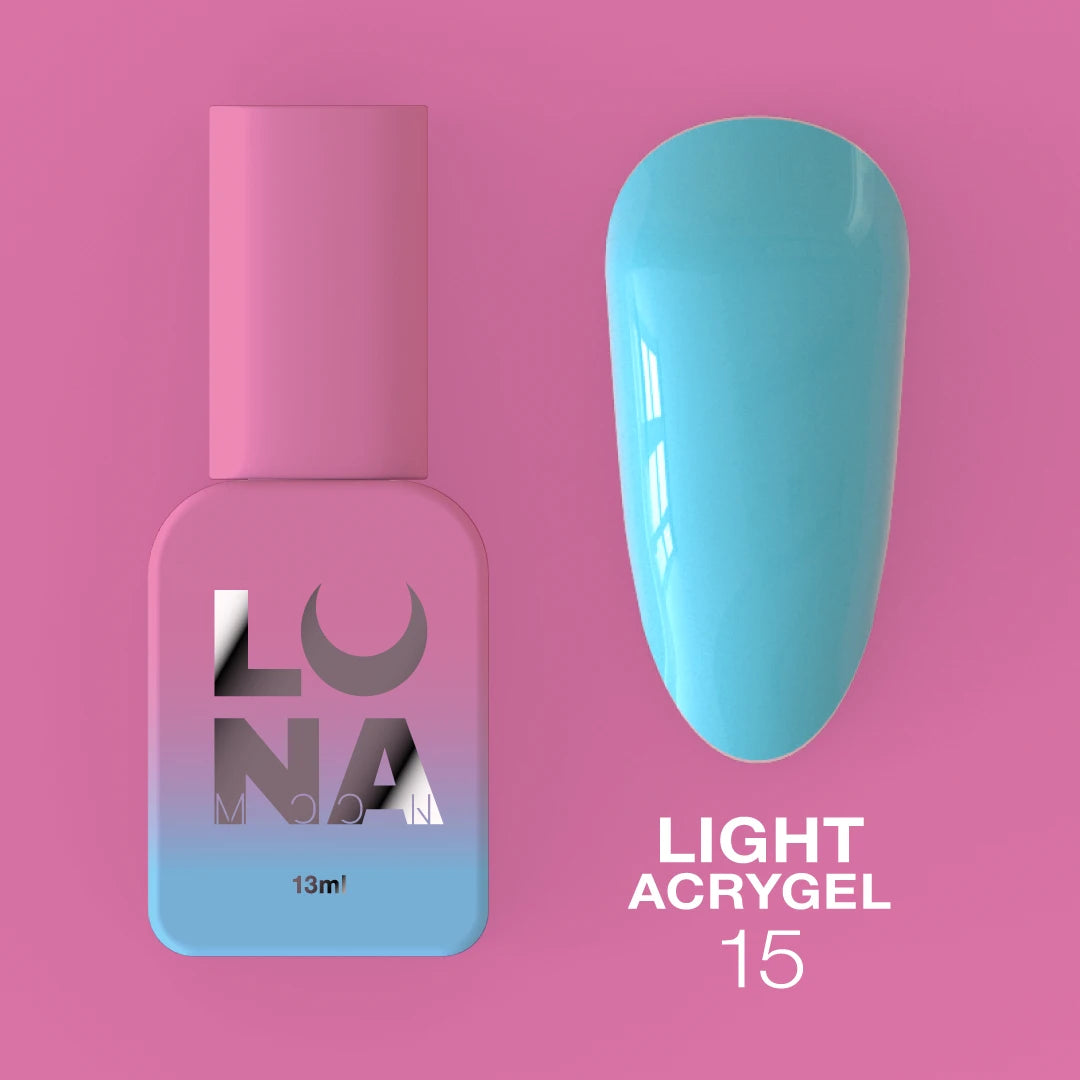 LUNAmoon Liquid Light Acrygel #15, 13ml