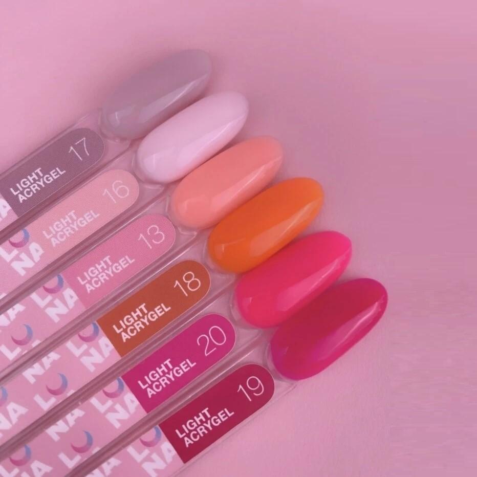 LUNAmoon Liquid Light Acrygel 19, 13ml - Level Up Beauty Supply