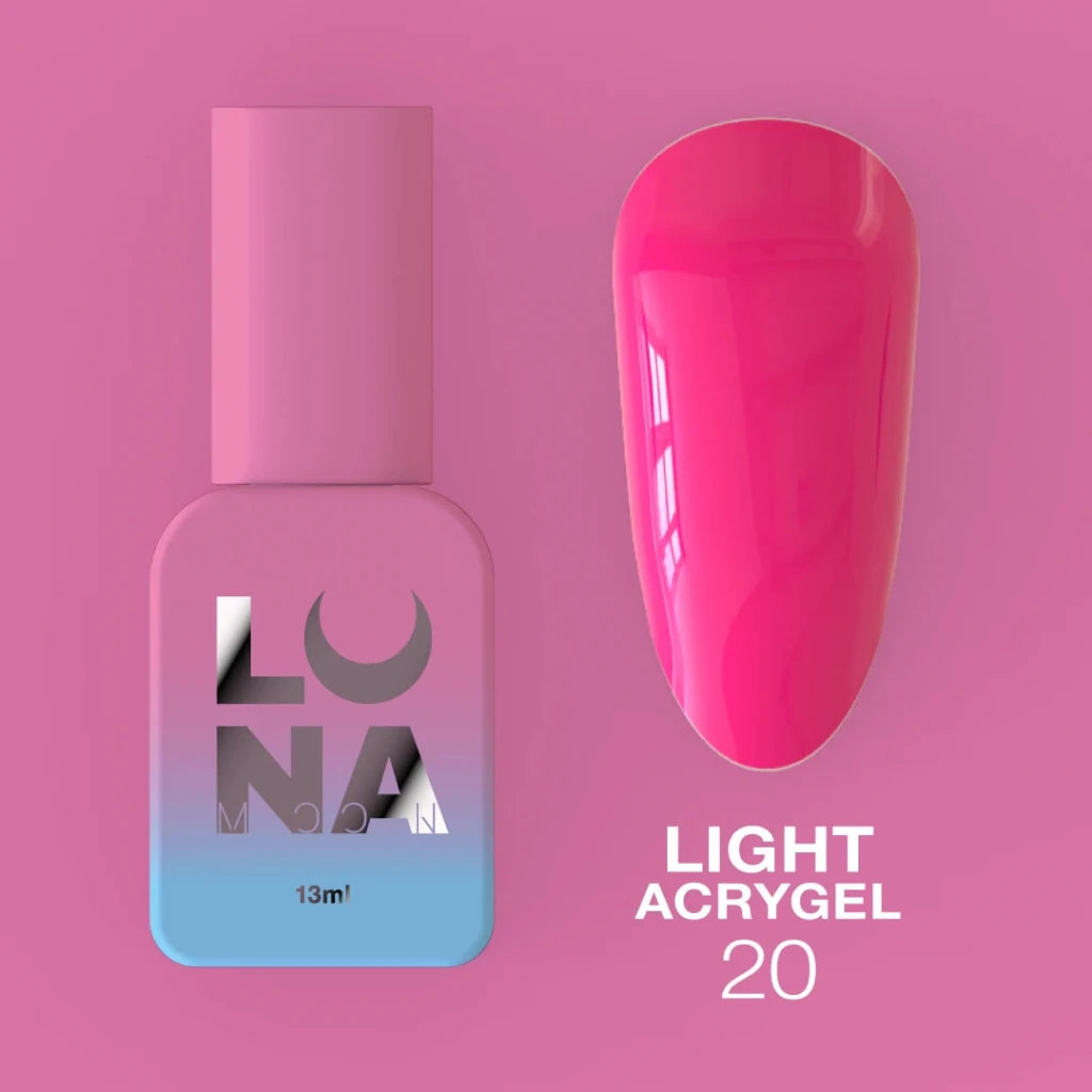 LUNAmoon Liquid Light Acrygel 20, 13ml - Level Up Beauty Supply