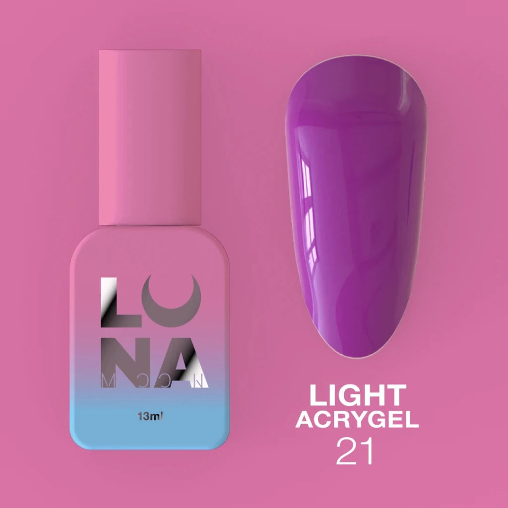 LUNAmoon Liquid Light Acrygel 21, 13ml - Level Up Beauty Supply