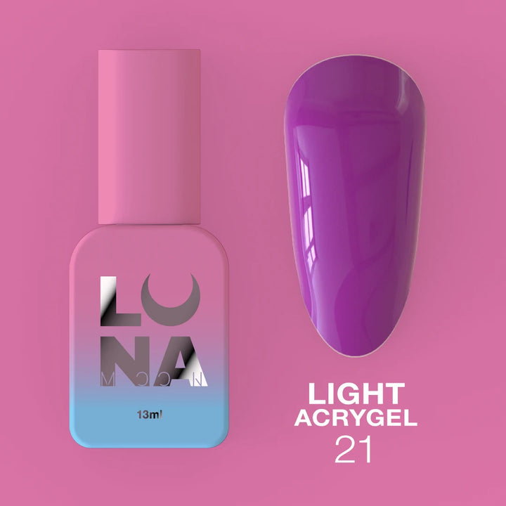 LUNAmoon Liquid Light Acrygel #21, 13ml