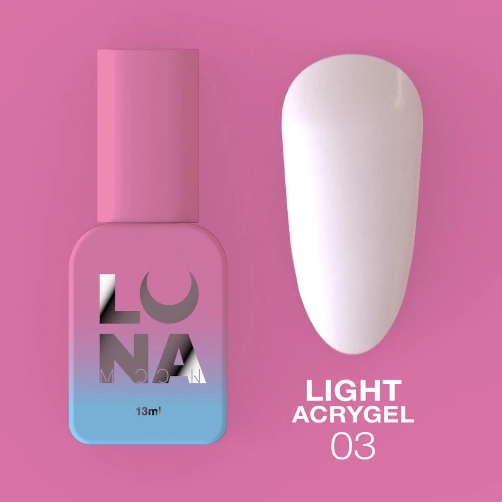 LUNAmoon Liquid Light Acrygel 03 - Level Up Beauty Supply