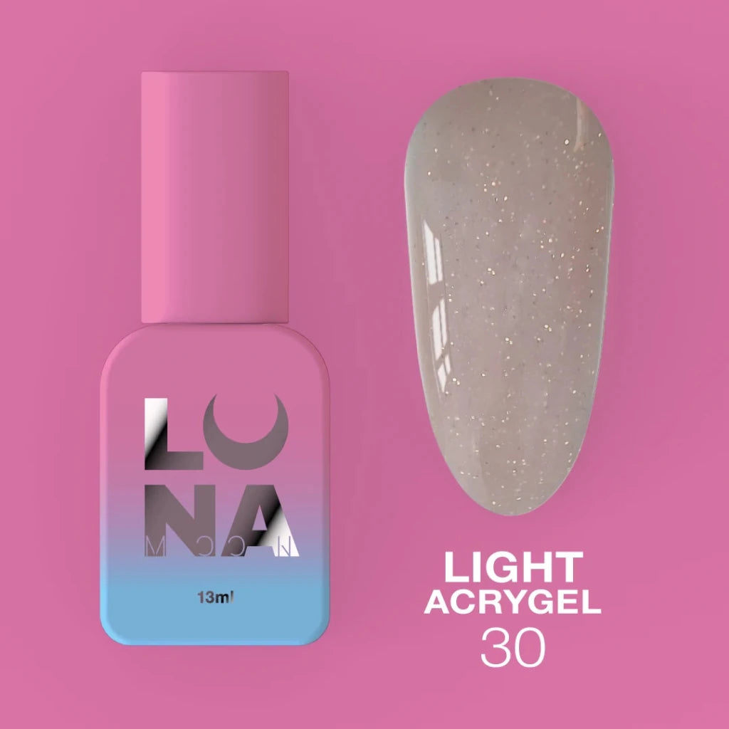LUNAmoon Liquid Light Acrygel 30, 13ml - Level Up Beauty Supply